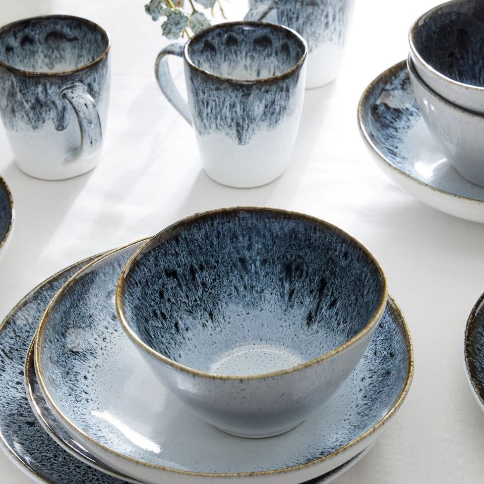 Reactive Glaze Stoneware Dinnerware Sets West Elm UK